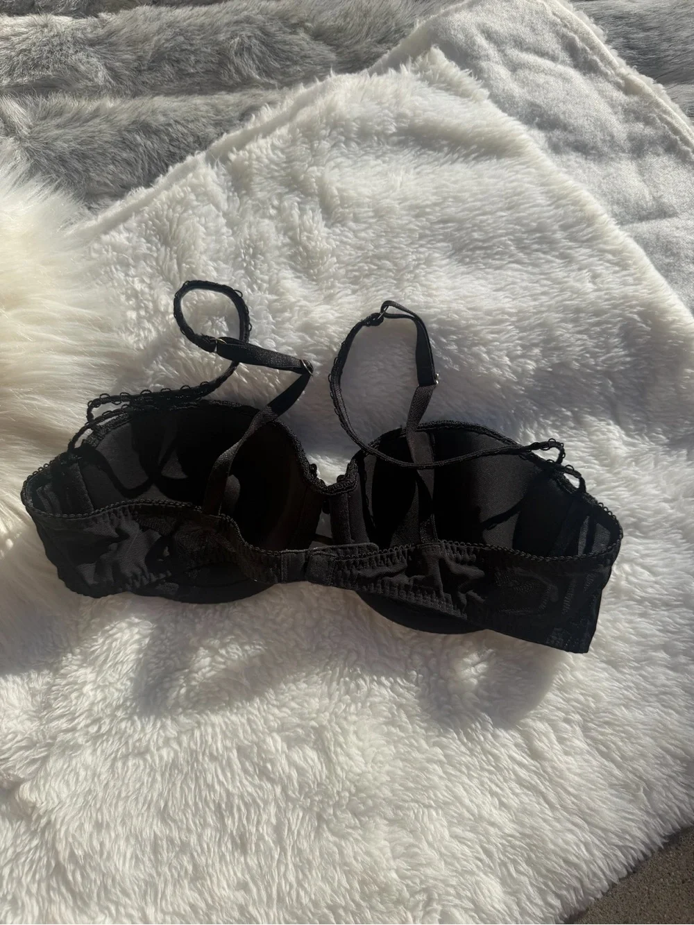 Victoria's Secret Black Lace Push-Up Bra